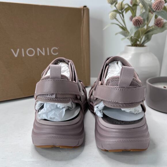 Vionic Walk Max Wanderer Athletic Support Sandals Magnolia Dusk Women's 6 NWB - Picture 4 of 10